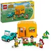 Image de LEGO Animal Crossing Caravane et Stand de Jardinage de Racine - Jouet de Construction avec Voiture et Caravane - Cadeau pour Les Filles et Les garçons de 7 Ans et Plus 77054