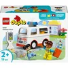 Image de LEGO DUPLO 10447 L’Ambulance et le Chauffeur - Jouet Interactif pour les Enfants dès 2 ans