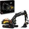 Image de LEGO Technic Pelleteuse Volvo EC500 Hybride - Maquette pour Adulte de Véhicule de Construction Motorisé - Bras Articulé & Chenilles Mobiles - Marteau & Pelle - Cadeau Original 42215