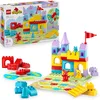 Image de LEGO DUPLO Le Jeu Du Château d’Hopsy - Jeu Éducatif Pour Jeunes Enfants Stimulant La Motricité - 3 Figurines D'animaux, 1 Château & 1 Jeu De Société Avec Roue - Cadeau Pour Fille Ou Garçon 3 Ans 10450