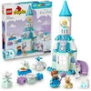 Image de LEGO Duplo   Disney La Fête d’Anna et Elsa au Château de Glace - Jeu Éducatif avec 5 Figurines Dont Olaf & Bébé Sven - Inclut Une Brique Lumineuse - Cadeau Enfant : Fille ou Garçon dès 2 Ans 10455