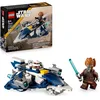Image de LEGO Star Wars 75400 The Clone Wars Microfighter Chasseur Jedi de Plo Koon - Jouet avec 2 Fusils à Tenons - Minifigurine avec Sabre Laser - Cadeau pour Garçon dès 6 Ans & Fans de La Guerre des Clones