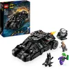 Image de LEGO DC Batman : La Batmobile Tumbler de Batman Contre Double-Face et Le Joker - La Voiture du Chevalier Noir - 3 minifigurines avec Accessoires - Cadeau de Super héros pour garçon dès 8 Ans 76303