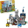 Image de LEGO Creator 3-en-1 Le Château Médiéval des Chevaliers - Jouet se Transformant en Scène de Tournoi à Cheval ou en Village - 6 Minifigurines - Cadeau Original pour Garçon ou Fille dès 9 Ans 31168