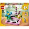 Image de LEGO Creator 31169 3-en-1 La Machine à Écrire avec des Fleurs - Jeu Fille ou Garçon 8 ans