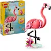 Image de LEGO Creator 3-en-1 Animaux Sauvages : Le Flamant Rose - Jouet de Construction se Transformant en Figurine de Cacatoès ou en Axolotl - Cadeau d'anniversaire Original Fille ou Garçon dès 8 Ans 31170