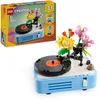Image de LEGO Creator 3-en-1 Le Tourne-Disque et Ses Fleurs - Jeu de Construction avec Plantes - Se transforme en Radio ou Micro - Jouet sur la Musique pour garçons ou Filles dès 8 Ans - Cadeau Original 31172