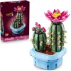 Image de LEGO Botanicals Cactus Fleuri - Set de Plante Artificielle en Pot - 2 Cactus & Fausses Fleurs - Décoration Chambre DIY - Cadeau d'anniversaire pour Fille 9 Ans ou Adulte Passionné.e de Plantes 11509