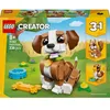 Image de Creator 3-en-1 31382 Les Adorables Animaux : le Chiot Joueur - Jeu dès 8 ans - Cadeau