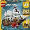 Image de LEGO Creator 3-en-1 31387 Bateau Pirate Mythique - Jeu de Construction 9 ans - Maquette