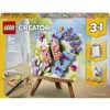 Image de LEGO Creator 3-en-1 31390 Tableau Floral - Jeu de Construction dès 8 ans - Décoration DIY