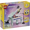 Image de 31392 LEGO® CREATOR Piano déco avec chat; 3 options de construction: Piano, radio ou platine