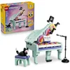 Image de LEGO Creator 31392 Décoration musicale : piano et chat