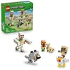 Image de LEGO Minecraft L’Attaque du Désert du Poulet Chevauché - Jouet - 6 Figurines Dont Golem de Fer & Bébé Loup - Décoration de Chambre d'enfant - Cadeau Gaming pour Garçon, Fille dès 9 Ans ou Fan 21592