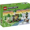 Image de 21593 LEGO® MINECRAFT Première aventure dans la nuit; Minecraft set avec Alex, un squelette et un Creeper
