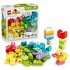 Image de LEGO Duplo Classic Boîte Créative Colorée - Jeu Éducatif pour Motricité Fine de Bébé - Briques avec Chiffres, Animaux, Véhicules & Aliments - Cadeau d'anniversaire pour Fille ou Garçon dès 1 an 10479