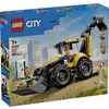 Image de 60480 LEGO® CITY Chargeuse-pelleteuse jaune; véhicule de construction avec pelles avant et arrière fonctionnelles