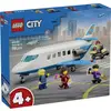 Image de 60492 LEGO® CITY Jet de passagers; ensemble davions, de chariots à bagages et de 4 figurines
