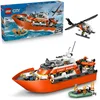 Image de LEGO City 60504 Le bateau de sauvetage et l’hélicoptère des garde-côtes