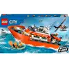 Image de Lego Jeu De Construction De Navire De Sauvetage Et D´hélicoptère De La Garde Côtière