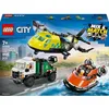 Image de City 3-en-1 60505 Avion, Camion d’Assistance et Aéroglisseur Modulable - Jouet 7 ans