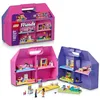 Image de LEGO Friends La Maison de Poupée dans la Valise Créative - Jeu de Voyage - Maison avec 8 Salles, 2 Mini-Poupées & Accessoires - Idée de Cadeau d'anniversaire pour Fille dès 6 Ans 42697