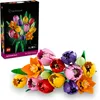 Image de LEGO Botanicals Le Bouquet de Tulipes - Set de Construction Adulte avec Fleurs Artificielles - 14 Tulipes dans 5 Couleurs - Décoration pour la Maison ou la Table - Idée Cadeau Fête des Mères 11501