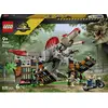 Image de 77982 LEGO® JURASSIC WORLD  Évasion du spinosaurus; DINO jouet; kit de construction avec dinosaure mobile et 2 figurines; idée de cadeau pour les enfants et