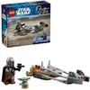 Image de Lego Jeu De Construction The Mandalorian 's Speeder Bike And Grogu 58 Pièces