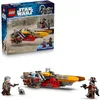 Image de LEGO Star Wars 75437 Le Speeder de Cobb Vanth - Jouet de Construction - Minifigurines de Cobb Vanth & Cad Bane - Pistolets Blasters & Jetpack - Cadeau pour Garçon dès 7 Ans & Fans du Mandalorien