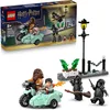 Image de LEGO Harry Potter Hagrid et Harry s’Échappent de Privet Drive - Jouet Moto avec 4 Minifigurines Dont 2 Mangemorts - Décor de Rue - Cadeau pour Garçon ou Fille dès 8 Ans & Fans 76459