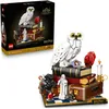 Image de LEGO Harry Potter L’École des Sorciers   Édition Collector - Maquette DIY - Décoration Intérieure - Scènes Miniatures du Film - Figurine d'Hedwige - 3 Minifigurines - Idée Cadeau pour Fan Adulte 76466