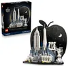 Image de LEGO Architecture New York, La Grosse Pomme - Maquette Miniature pour Adulte - Décoration 3D pour Étagère - Monuments Dont Empire State Building & Pont de Brooklyn - Idée de Cadeau DIY 21066