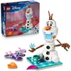 Image de LEGO   Disney La Reine des Neiges Le Pique-Nique d’Olaf et Bruni - Jouet - Figurine de Bonhomme de Neige avec Couverture & Accessoires - Décoration de Chambre DIY - Cadeau Fille 7 Ans ou Fans 43287