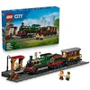 Image de LEGO City Le Train à Vapeur Rétro - Jeu de Construction - Maquette STEM de Jouet Train avec Gare, Rail, Commandes, Panneau Stop & 5 Minifigurines - Cadeau d'anniversaire pour Garçon dès 7 Ans 60511