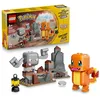 Image de LEGO Pokémon Smart Play : Salamèche et Racaillou, Le Combat dans la Grotte - Jouet Interactif - Set Compatible avec 2 Smart Tags et 2 Pokémon - Idée de Cadeau pour Garçons et Filles dès 6 Ans 72157