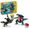 Image de LEGO Pokémon SMART Play : Le Combat entre Noctali et Carchacrok - Set de Jouet Interactif - Set Compatible incluant 2 SMART Tags et 2 Pokémon - Idée de Cadeau pour Garçons et Filles dès 10 ans - 72165