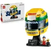 Image de LEGO Formule 1 43024: Casque d'Ayrton Senna | Set de Construction pour Adultes | Maquette Décorative de Collection | Cadeau
