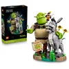 Image de LEGO Shrek, l’Âne et Le Chat Potté - Set de Construction pour Adulte - Maquette Collector - Décoration pour Étagère ou Bureau sur Le Thème des Films - 3 Figurines - Idée Cadeau pour Fan 72423
