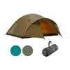 Image de Grand Canyon TOPEKA 4 - Tente dôme pour 4 personnes | ultra-légère, étanche, petit format | tente pour le trekking, le camping, l'extérieur | Capulet Olive (Vert)