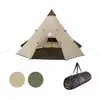Image de Grand Canyon BLACK FALLS 8 - tente ronde pour 8 personnes | tente familiale, tente de groupe, tente pyramide, tipi | Désert de Mojave (beige)