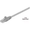 Image de MicroConnect V-UTP503VP RJ45 Câble réseau, câble patch 3 m gris 10 pc(s)