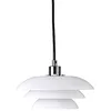 Image de Dyberg Larsen - Suspension DL20 Opale/Chrome - Verre/métal - 33W - Intérieur - Design Danois - Moderne - Lumière