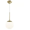 Image de Nordlux Grant 15 Suspension en verre et métal laiton