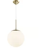 Image de Suspension GRANT 25 verre et métal laiton IP20 E27 - Nordlux, Intérieur