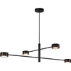 Image de Suspension CLYDE 4-Spot - LED intégrée métal noir - fonction de mémoire réglable en 3 étapes IP20 - Nordlux, Intérieur