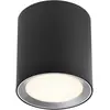 Image de Nordlux Landon Long Plafonnier LED pour salle de bain LED LED 6.5 W blanc chaud à blanc neutre noir