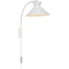 Image de Applique murale DIAL métal blanc IP20 E27 - Nordlux, Intérieur