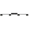Image de Nordlux CLYDE 4 Rail Spoterie avec LED intégrée en métal noir, lumière blanc chaud 2700k IP20