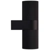 Image de Nordlux KYKLOP Ripple Applique murale GU10 en aluminium noir IP54